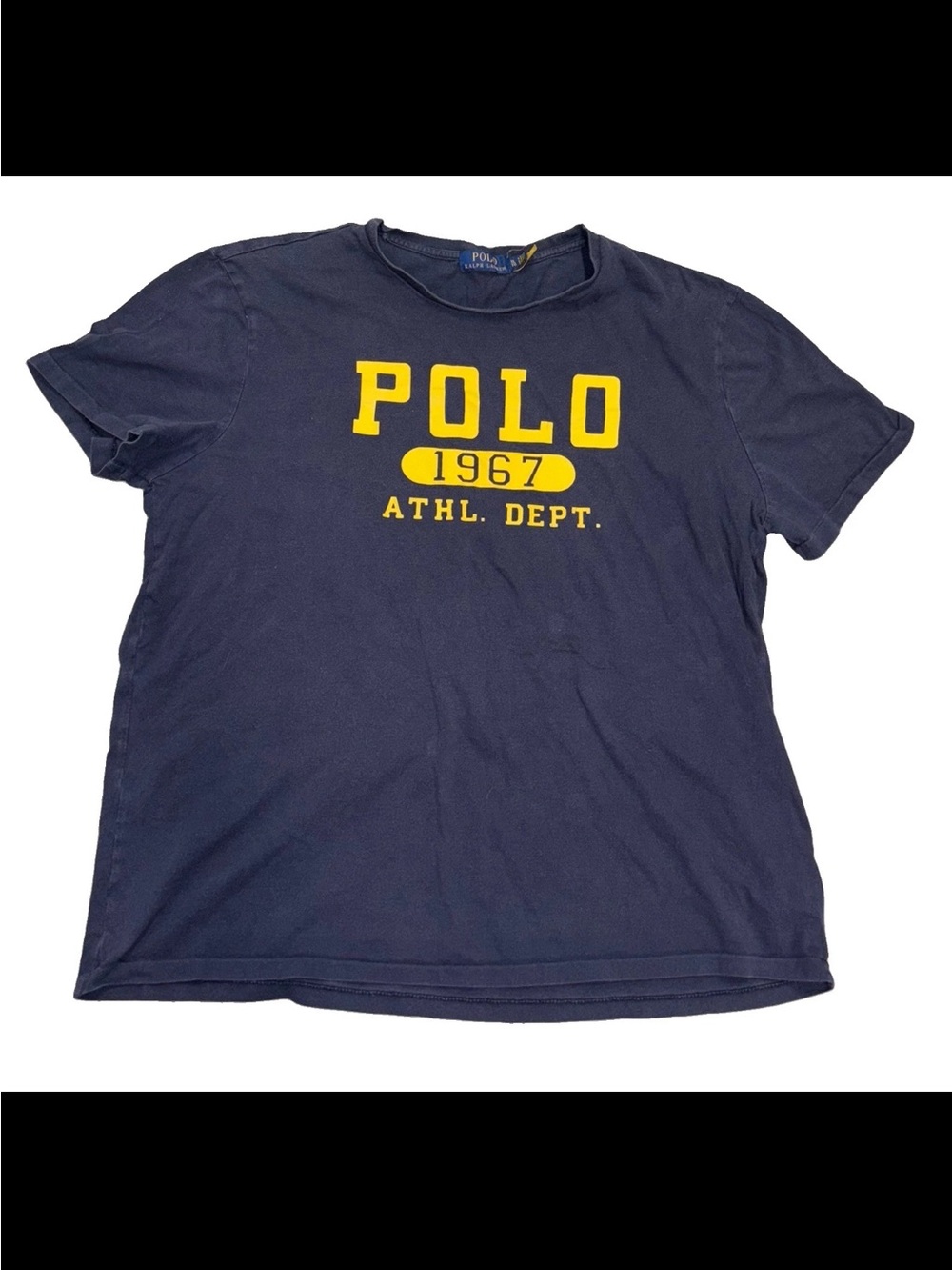 Polo Ralph Lauren Y2K Athletic Depot Graphic Logo S/S Tee Shirt Mens SZ.XL
